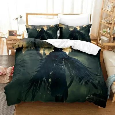 3D Game Lady Maria Bloodborne Bedding Set Printed Bed Set With Pillowcase Bed Duvet Cover Soft Queen King Size Bedclothes Home