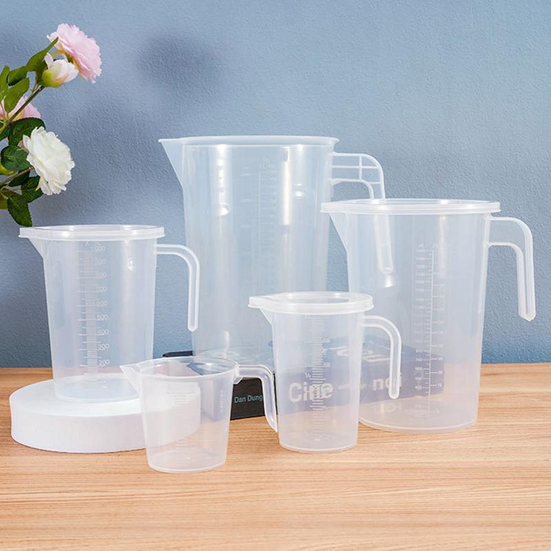 Large Plastic Measuring Cup 500ml 1000ml 2000ml 3000ml 5000ml Food Grade with Scale for Accurate Kitchen Baking Mixing