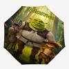 Custom Name Shrek Theme Automatic Umbrella, Lightweight & Portable, 8 Rib, Perfect for Outdoor Travel, Birthdays, Christmas, Gifts.