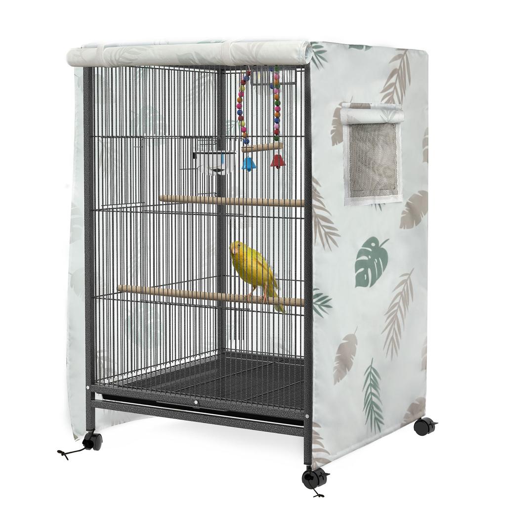 Duży Pokrowiec na Klatkę dla Ptaków na Zewnątrz do Ogrodu Klatka dla Zwierząt Wodoodporny Odporny na Słońce Oddychający na Zewnętrzny Dziedziniec