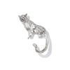 Vintage Rhinestone Animal Cheetah Brooches For Women Clothing Coat Jewelry Accessories Gifts