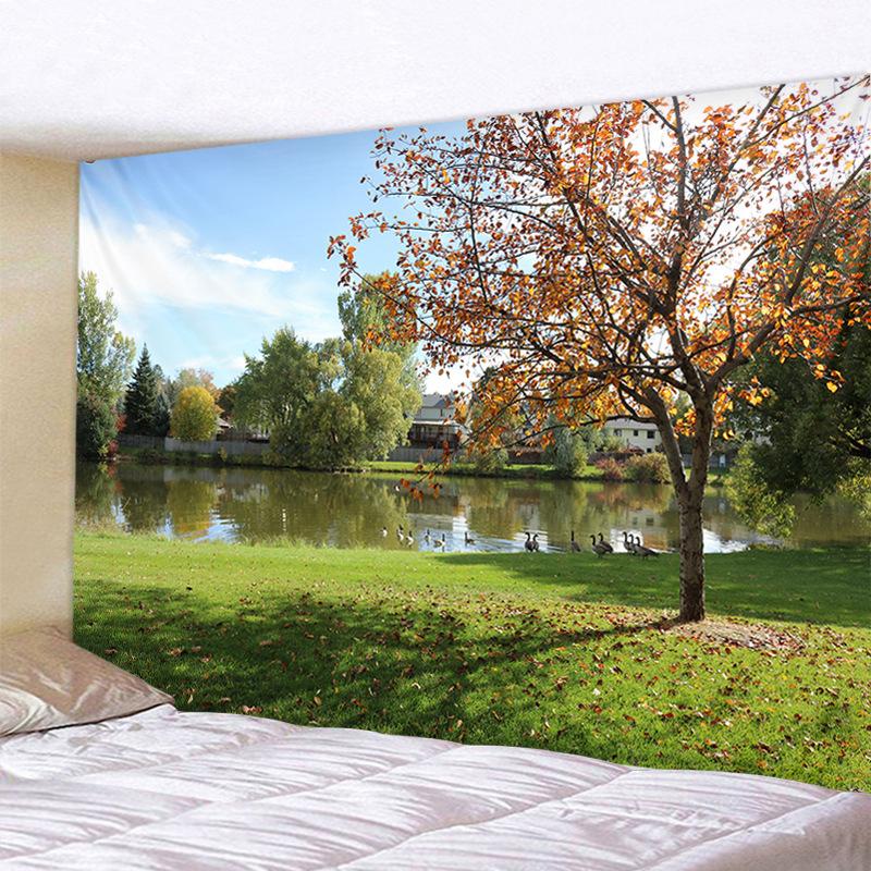Nature Landscape Tapestry Beautiful Tropical Forest Wall Hanging Hippie Bedroom Living Room College Dorm Home Decorations