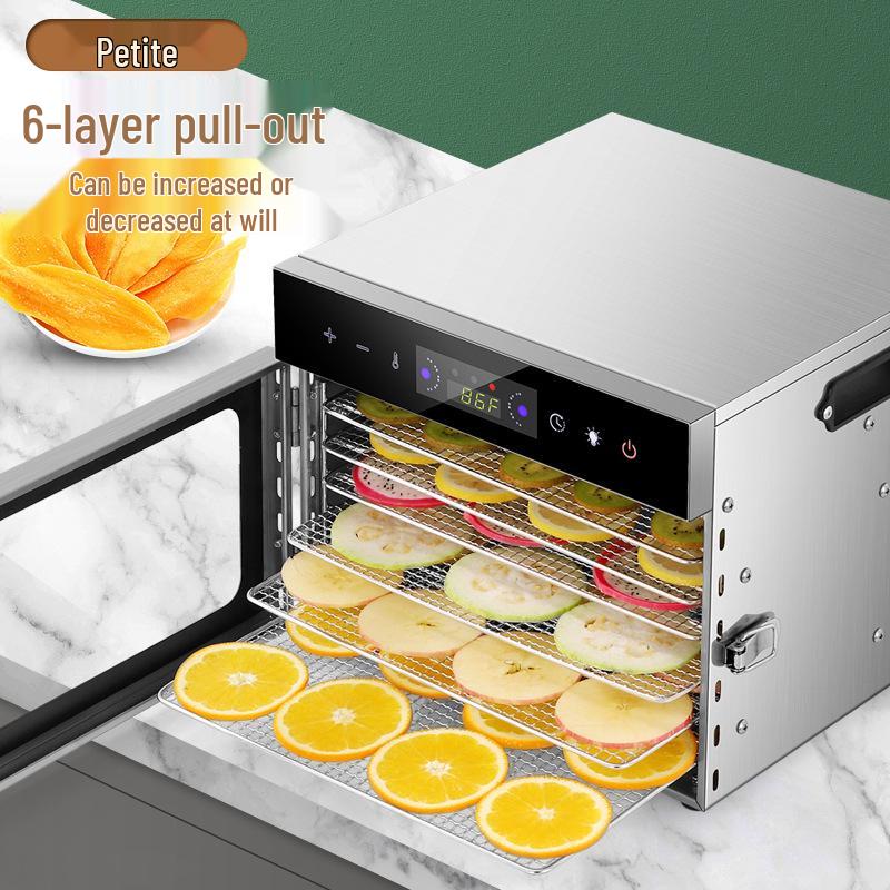 Compact Smart Dehydrator for Vegetables, Fruits, Meat, and Herbs: Multi-functional Household & Commercial Food Dryer