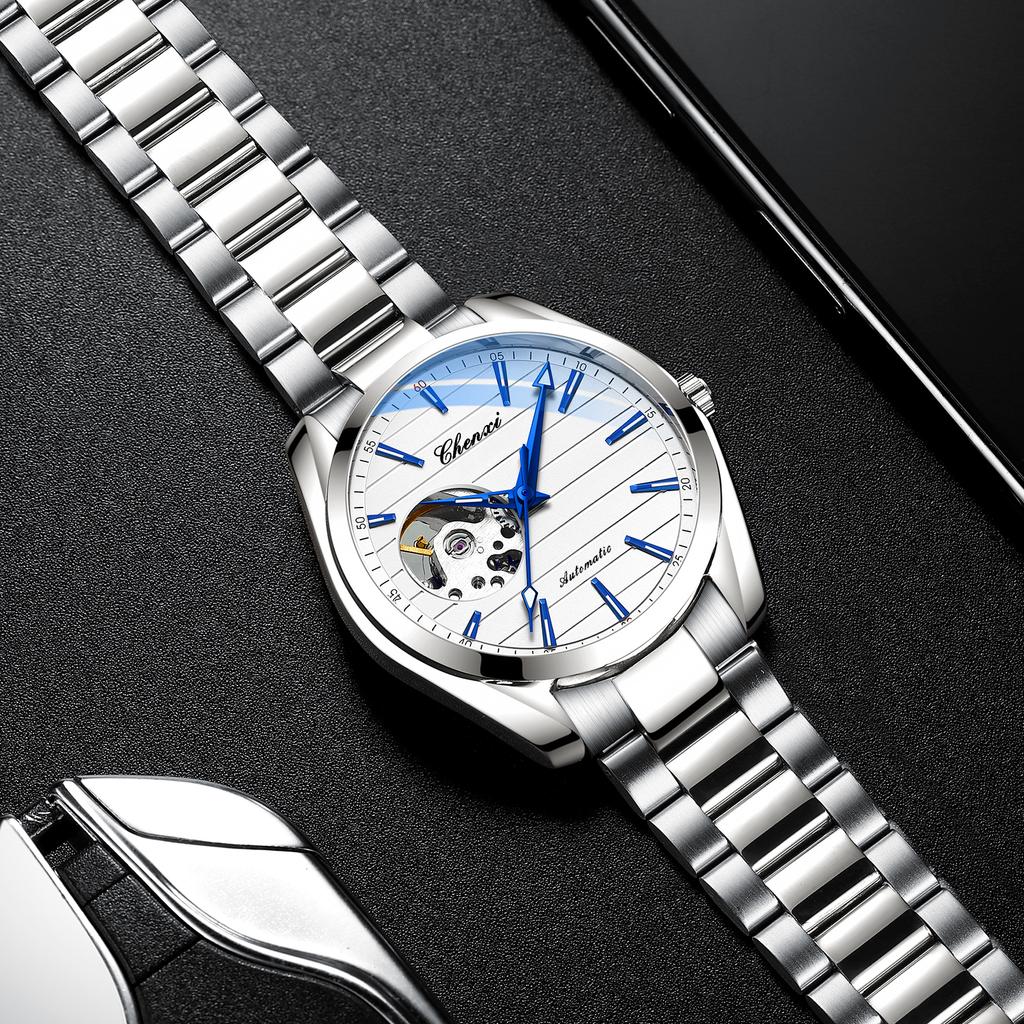 Chenxi 8806 Top Brand Men Automatic Mechanical Business Watches Full Stainless Steel Waterproof Men's Wristwatches Reloj Hombre