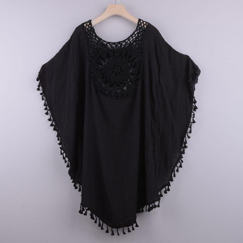 Hollow Out Loose Beach Dress for Women Hollow Loose Beach Dress Women