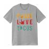 Womens Peace Love Tacos Vintage T Shirt Outfit For Mexican Food Lovers Round Neck Black vintage Washed streetwear Unisex