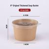 Disposable Kraft Paper Soup Bowl with PP Lid
