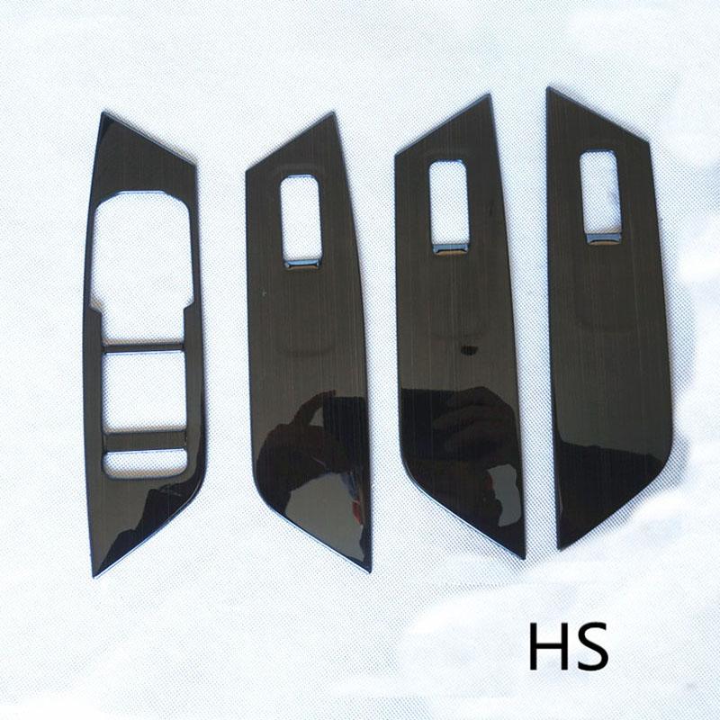 Fenster-Bedienfeld passend für Skoda Kodiaq 2016 2017 2018 Auto-Styling Zierleiste Abdeckung Innenraumzubehör