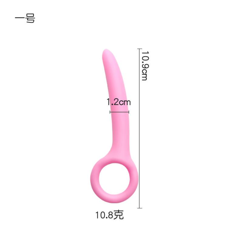 Silicone Crescent Anal Plug Female Butt Plug Dildo Anal Stimulation G-Spot Masturbation Adult Sex Toys for Women Men