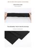 Women's High-Waist Black Pear-Shaped Pants - Plus Size, Slim, Straight, Wide-Leg, Spring/Summer Casual Wear