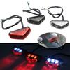 Mini Motosiklet LED Arka Plaka Işığı 12V Arka Fren Lambası Pit Dirt Bike ATV Chopper Scooter Cruiser İçin Plaka Arka Lambası