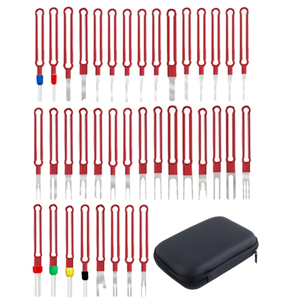Electrical Pin Removal Tool Versatile Electrical Repair Kit Terminal Ejector Kit Sturdy Automotive Terminal Pin Kit Electrical