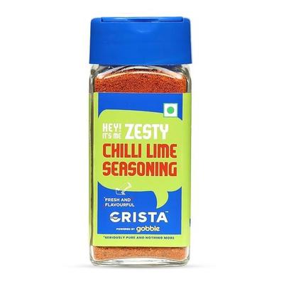 Crista Przyprawa ze szczyptą chilli i limonki | Mieszanka przypraw chilli i cytryny | Bez tłuszczu trans | Wegański | Dodatki i konserwanty | 50 g