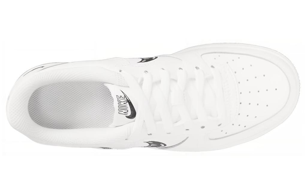 Nike Air Force 1 Low 'Doodle Swoosh - White Black' GS DM3177-100