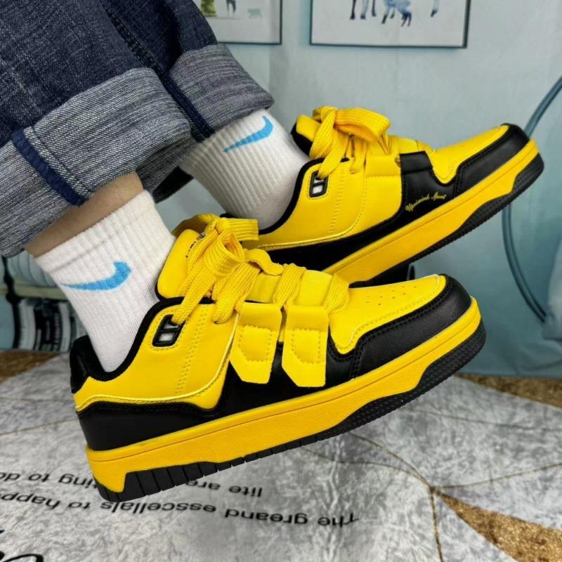 

Гочаофэн спортивная обувь на толстой подошве с увеличением роста, нишевый креативный сенс, жареная уличная одинарная обувь, мужская нескользящая повседневная обувь 44