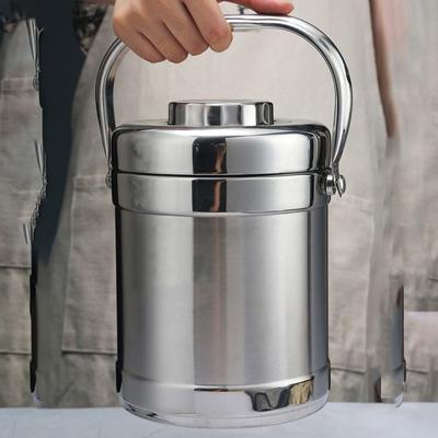 1.3/1.9L Thermos Lunch Box Large Capacity Stainless Steel Food Storage Containers with Handle Leakproof Workers Meal Box Picnic