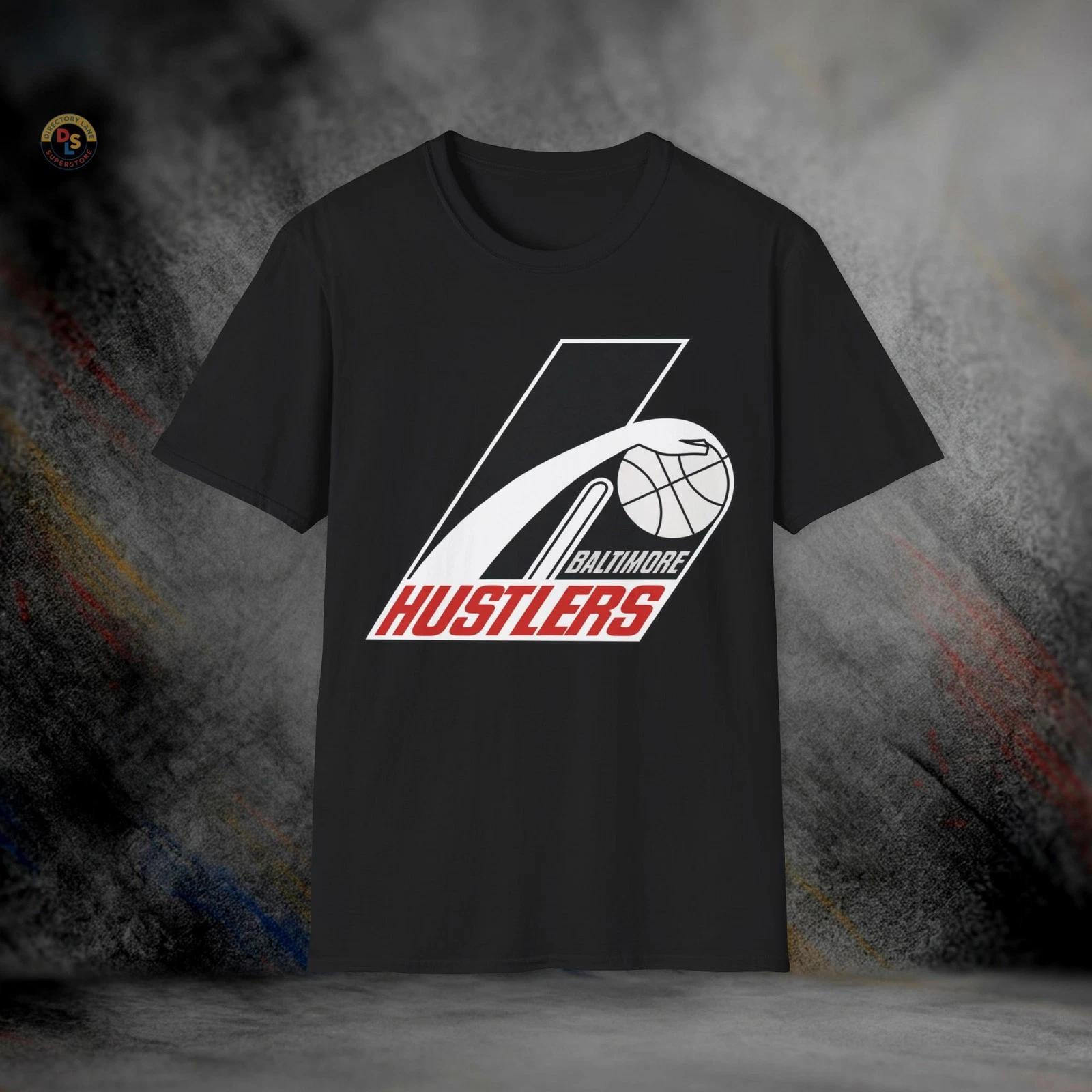 Baltimore Hustlers Defunct Retro Basketball T-Shirt | Softstyle Tee L