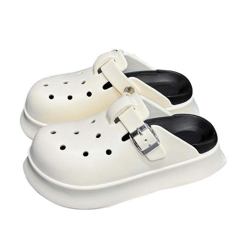 2026 Women's Summer EVA Closed-Toe Half-Slippers - Non-Smelly, Versatile, Fashionable Outdoor Footwear