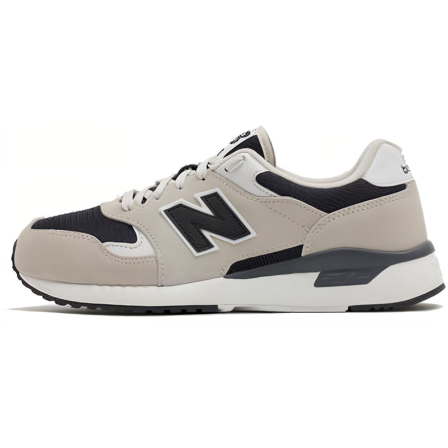 

New Balance NB 570 Удобные Универсальные Полувысокие Повседневные Кроссовки для Бега Унисекс Кроссовки Молочно-белые Черные ML570BNA 38
