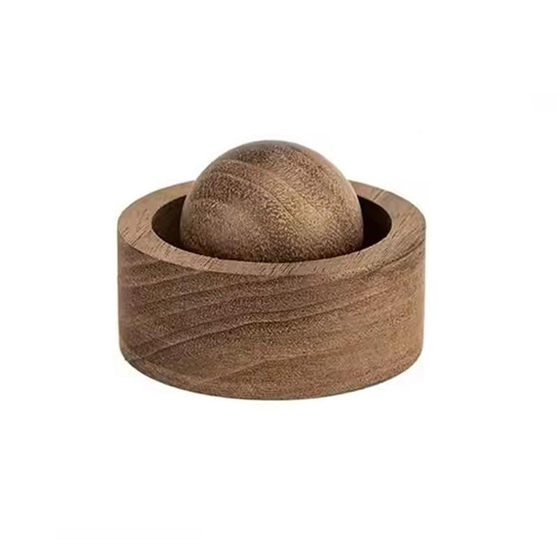 

1pc Spherical Design Wooden Essential Oil Diffusers - Natural Fragrance Dispersion Room Bedroom Decor Fragrance Diffuser