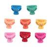 100pcs Mini Hair Clip Curved Moon Shaped Mixed Color Strong Grip Cute Tiny Hair Claw Clip for Ponytail Fine Hair