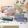 Large Capacity Handheld Pencil Case for Junior and High School Students - Simple and Creative Stationery Bag for Girls