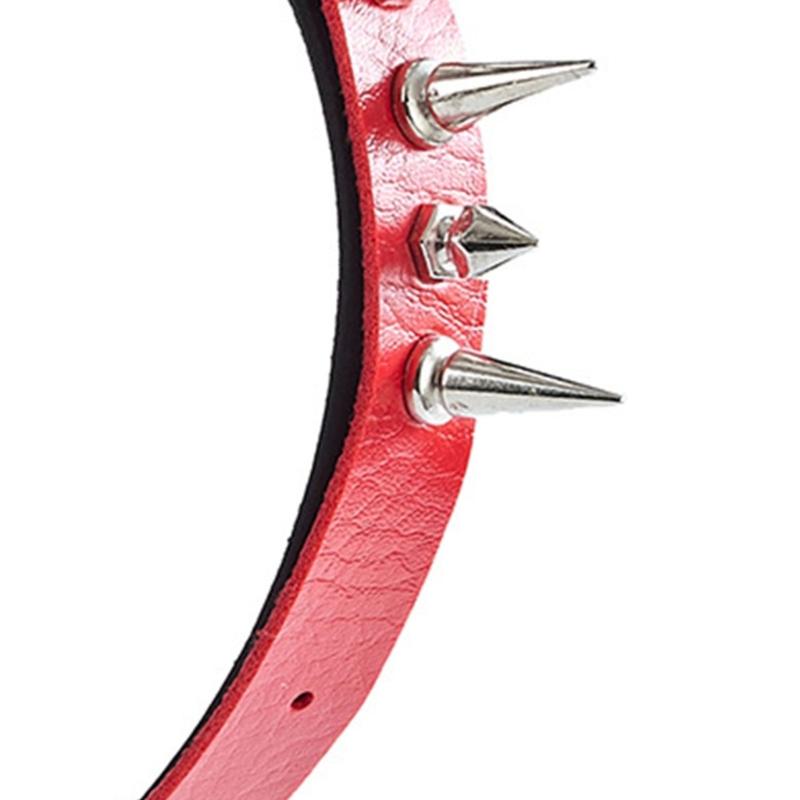 Edgy Spiked PU Headbands Unisex Punk Rock Hair Accessory For Concerts Daily Outfits