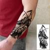 Waterproof Cross-border Snake & Dragon Skull Temporary Tattoo Stickers for Arm, European & American Design