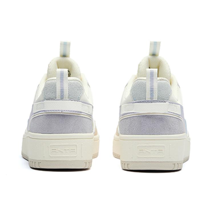 New Anta Life Collection Low-Top Skateboard Shoes Women's White Gray 922228067-2