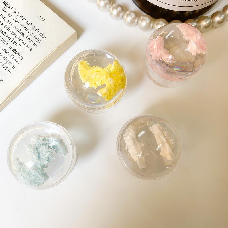 Crystal Ball Mobile Phone Airbag Bracket Solid Color Cloud Simple Transparent Paste Desktop Lazy Support