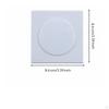 Air Conditioner Pipe Cover Decorative Finish Square Wall Hole No Required Self Escutcheon