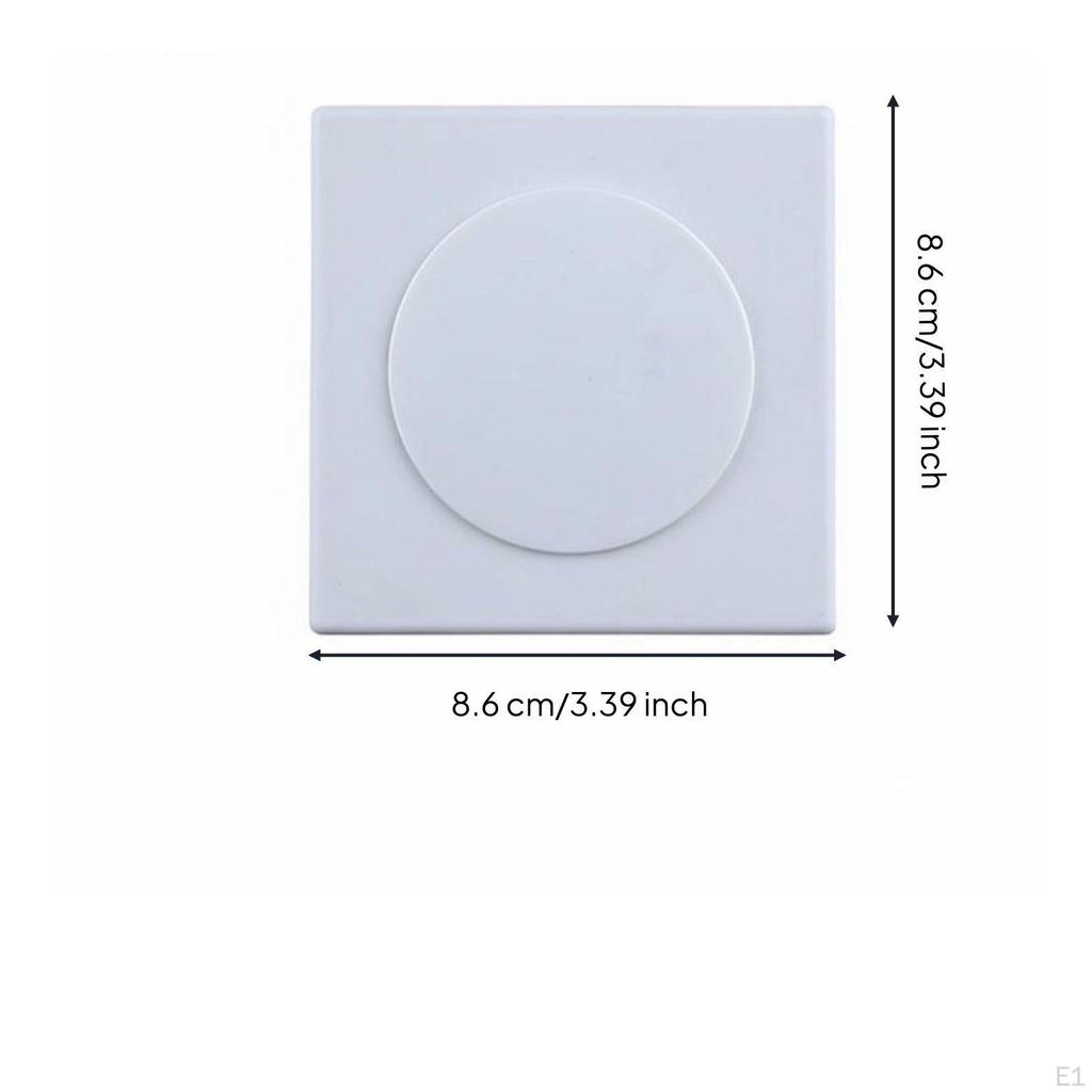 Air Conditioner Pipe Cover Decorative Finish Square Wall Hole No Required Self Escutcheon