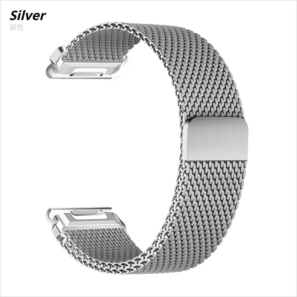 Cinturino Quick Fit da 26 mm 22 mm 20 mm per Garmin Fenix 8 7 Pro 7S 6X 6 5Plus Venu 3 Tactix 7 Braccialetto a Maglia Milanese Cinturino Fenix 8 7X