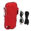 Double Arc Plasma Lighter Windproof Waterproof Flameless USB Electric Lighter with 3 Gear Adjustable Flashlight