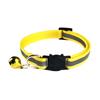 Pets Dog Bell Night Safety Reflective Collar Cat Head Buckle Necklace Neck Strap