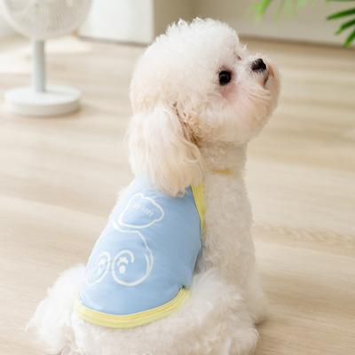 Cute Luminous Bear Spring and Summer Sunscreen Vest Than Bear Small Puppy Cat Pet Puppy Dog Clothes