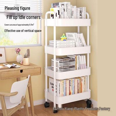 Compact Multi-Layer Storage Rack for Kitchen, Snacks, Vegetables, Bathroom, and Books.