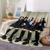 1pc Girl Group Fashion Flannel Blanket for Super Soft Cute Comfort Blanket for Travel Bedding Couch Sofa Blanket Y7308