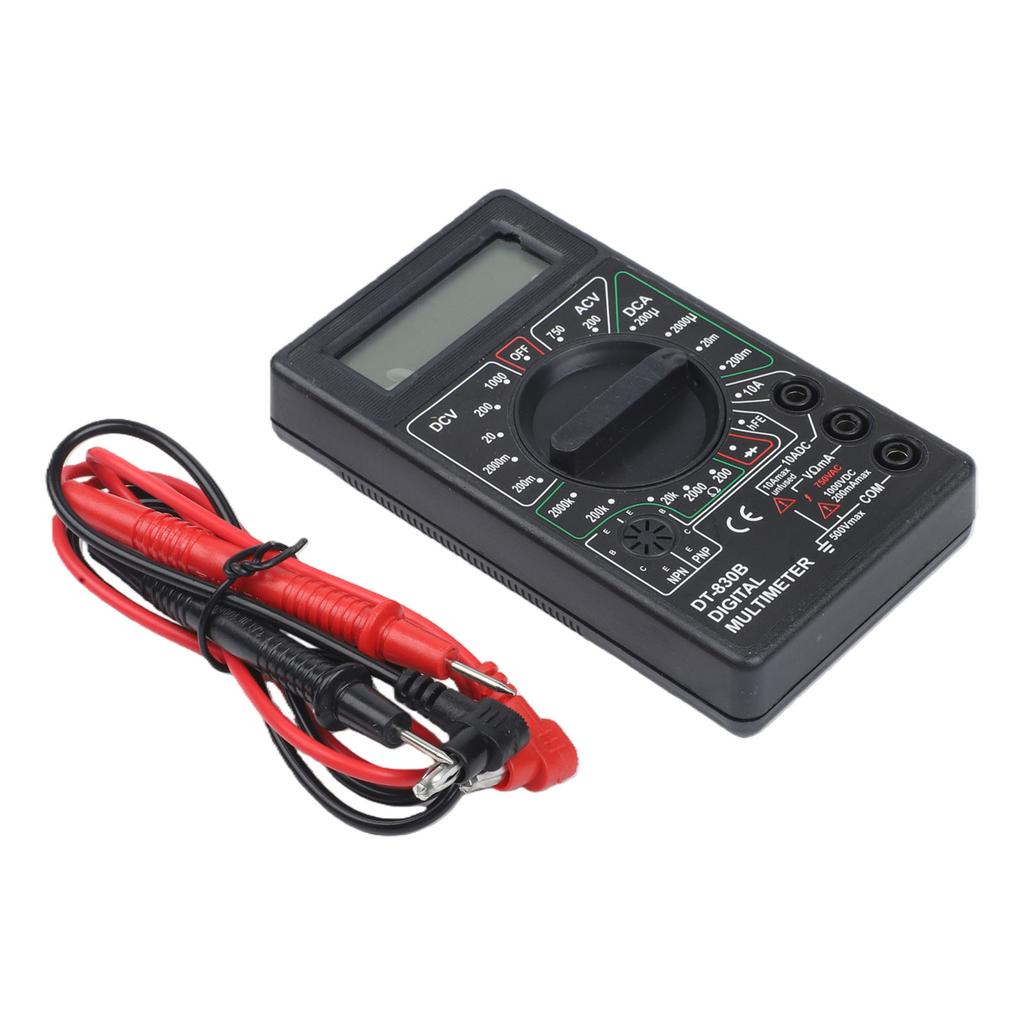 Digital Multimeter Handheld Voltmeter ABS Plastic Housing