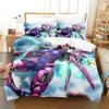 New Anime Dva Overwatch Bedding Set Duvet Cover Comforter Quilt Pillowcase King Queen Twin Size for Boys Girls Adults