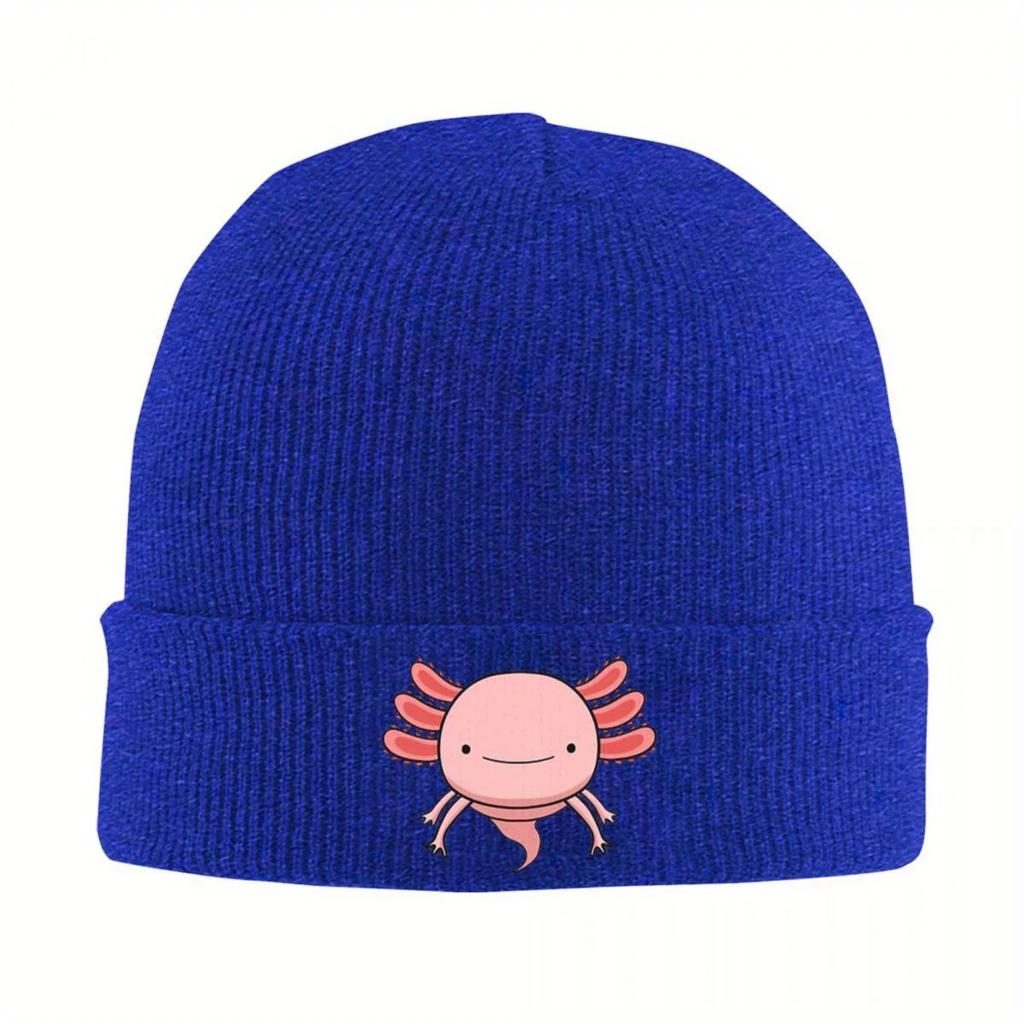 New I Axolotl Questions Warm Knitted Cap Hip Hop Bonnet Hat Autumn Winter Outdoor Beanies Hats For Unisex Women Adult