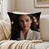 GGal Gadot Cushion Cover Linen Pillowcase Soft  for Sofa Bed Home Room Decor