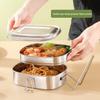 Zhishi Stainless Steel Double-Layer Lunch Box