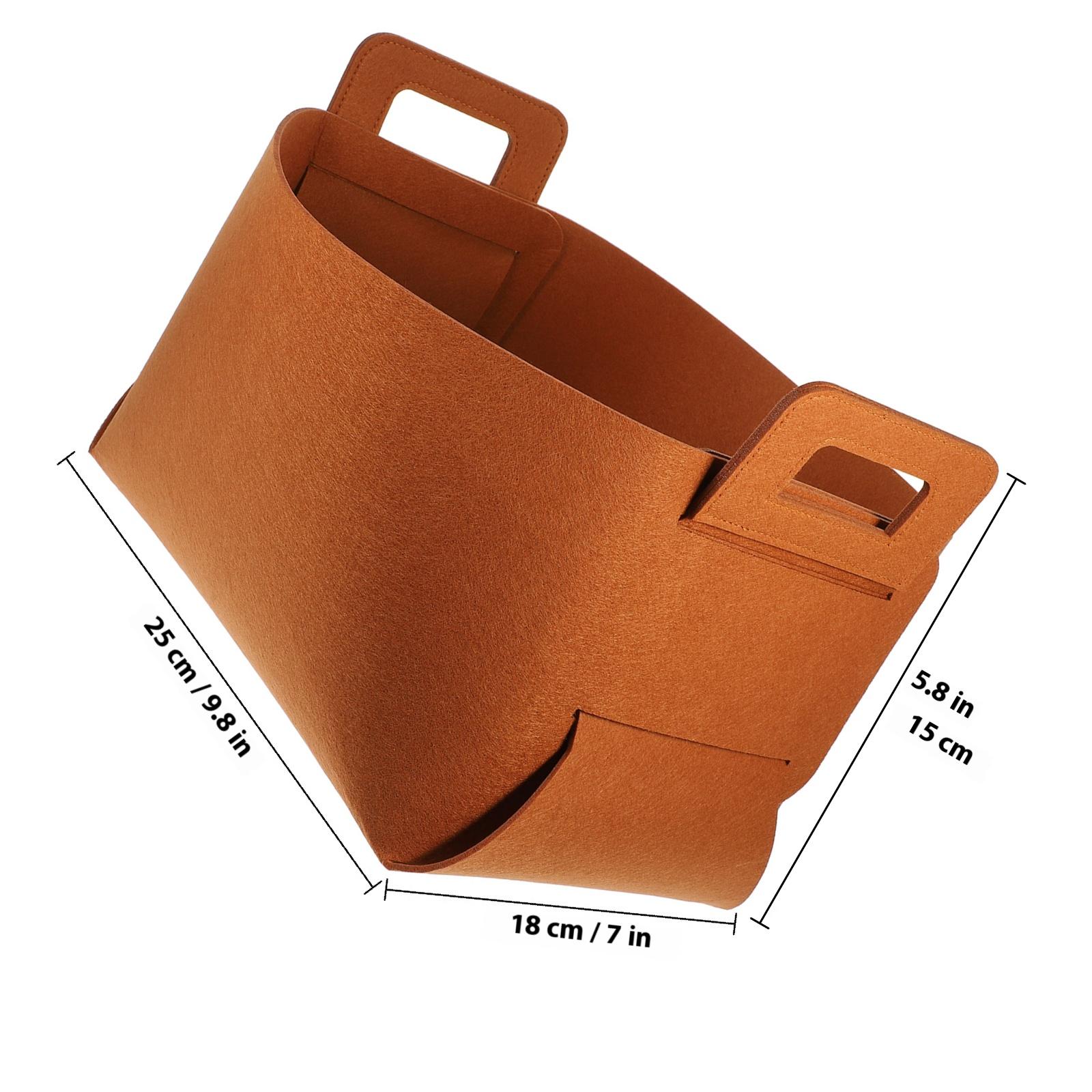 Foldable Laundry Basket Polyester Material Space Saving Clothes Storage Bin for Bathroom Bedroom Nursery Dorm Organizer with коричневый 930₽