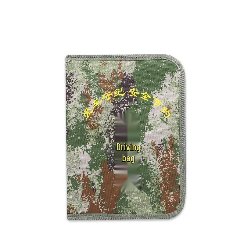 Camouflage Driving Document Briefcase