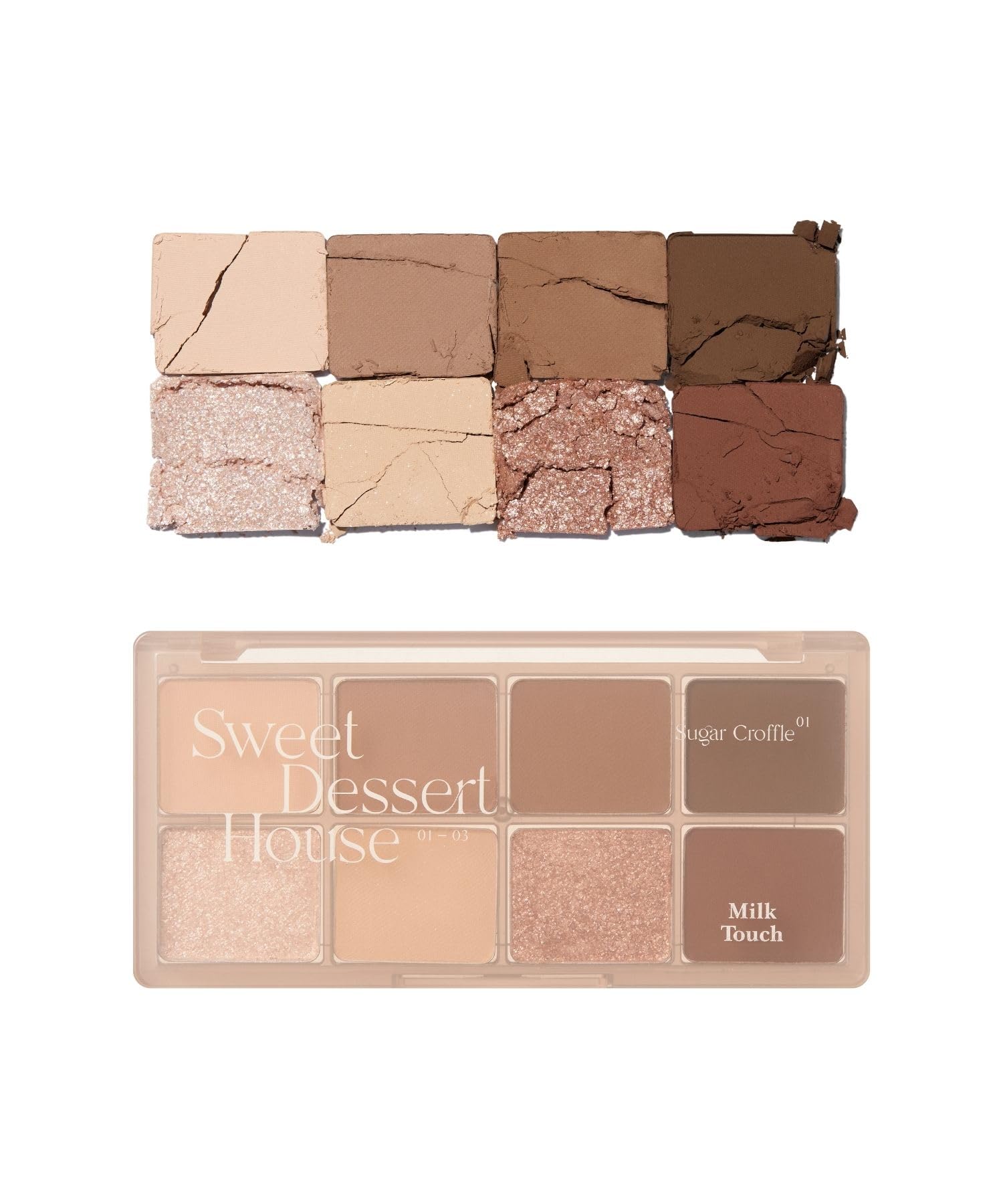 

Палетка для макияжа Milk Touch Be My Sweet Dessert House Palette Sugar (01 Круффл)