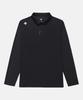 DESCENTE Men'S One-Point Polo Long Sleeve T-Shirt Black Sr321Tpl71