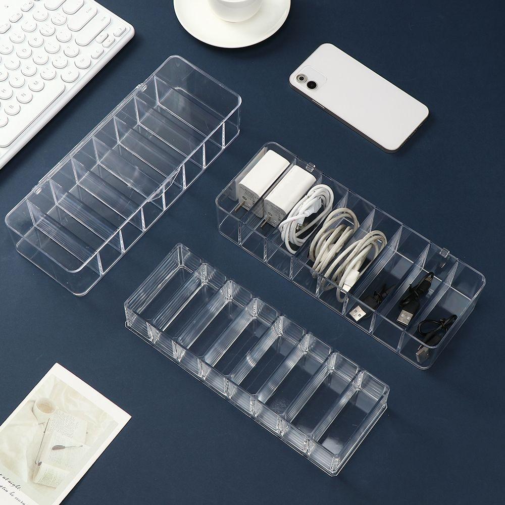 Capa de Carregamento Caixa de Armazenamento à Prova de Poeira Cabo Dados Mesa