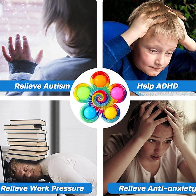 Fidget Dimple Toy Stress Relief Hand Toys for Kids