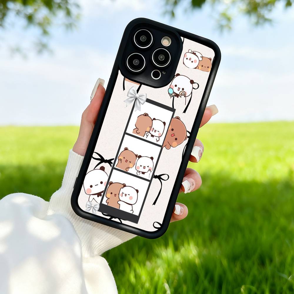 

Милый силиконовый мягкий чехол для телефона B-BuBu DuDu для iPhone 17 16 15 14 13 12 11 Pro Max Plus 16E Ударопрочный задний чехол iPhone 17 Air